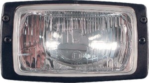 Reflektor halogenowy, prostokątny 12/24V przezroczysty przykręcany 182x88x102 mm Hella 1AD996018197