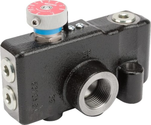 Zawór regulacji przepływu 3-drożny 0-114 l/min VFD190RD300B3 - Intertraktor