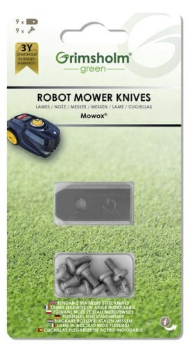 Noże do robota koszącego 9 szt. pasujące do Mowox FGP1170 - Intertraktor