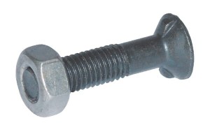 Śruba płużna 2-noskowa DIN11014 M12x70 mm kl. 8.8 z nakrętką 12702N