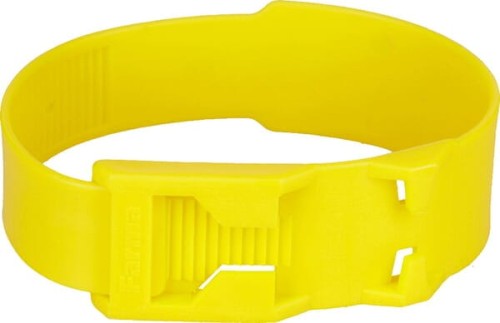 Opaska do znakowania bydła, żółta VV8140 - Intertraktor