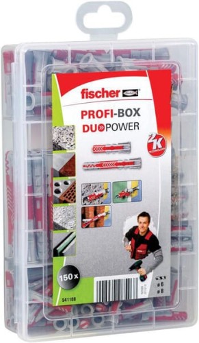 Asortyment kołków rozporowych Profi-Box SL Duopower 150 szt. 541108 - Intertraktor