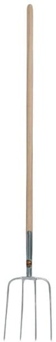 Widły oprawne ze skuwką SHW, 4 zęby 310x230 mm ES54632 - Intertraktor