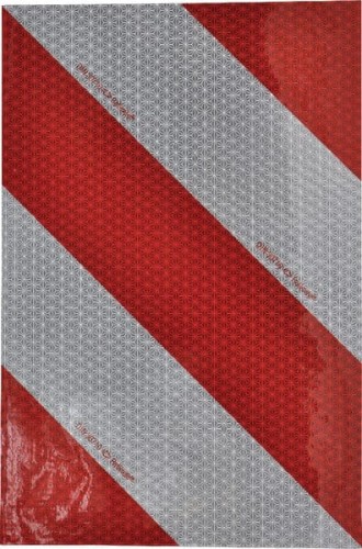 Folia naklejana do tablic ostrzegawczych, 282 x 423 mm, prawa WB82138KL3 - Intertraktor