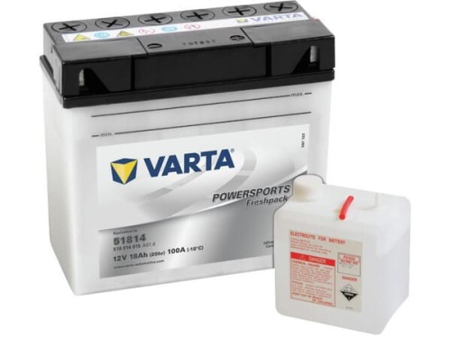 Akumulator 12V 18Ah 100A Powersports Freshpack VARTA 518014015A514 - Intertraktor