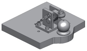 Płyta nośna zaczepu, K80 305 mm 009609070A01