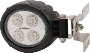 Lampa robocza LED, okrągła, 18W 1500 lm 10/30V światło rozproszone z wtyczką Deutsch, 4 LED Kramp LA10018