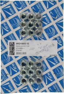 Zestaw nakrętek śruby koła M18x1.5 9RD188G12