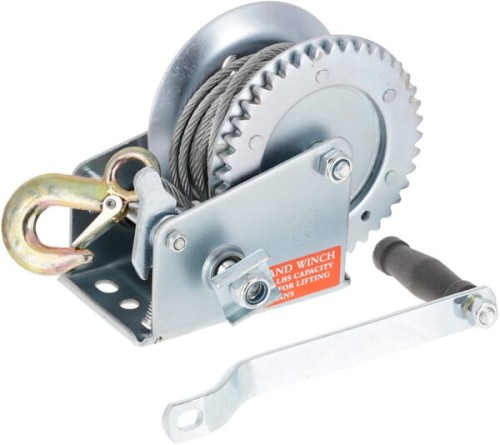 Wyciągarka linowa z korbą, 850 kg 1567490900 - Intertraktor