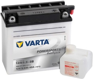 Akumulator 12V 5.5Ah 55A Powersports Freshpack VARTA 506011006I314PS