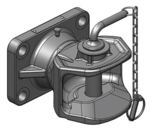 Zaczep typu 160x100 M20 K1 (Ø 31.5 mm) 05160501A02
