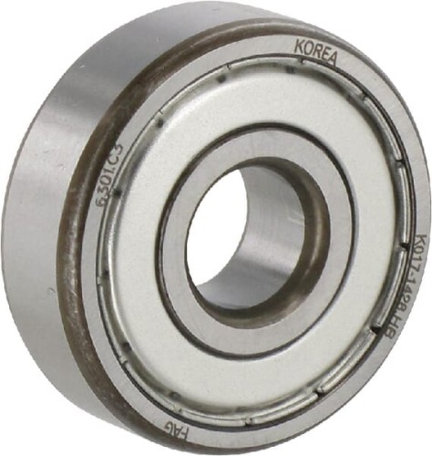 Łożysko kulkowe zwykłe 12x37x12 mm INA/FAG 6301ZZC3 - Intertraktor