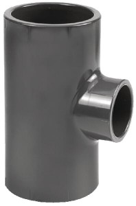 Trójnik z redukcją PCW-U VdL, 50 x 25 x 50 mm 75025122