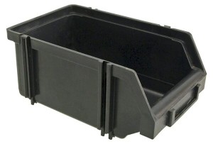 Pojemnik 150x230x125 mm, czarny polipropylenowy Modulbox 2.1 Patrol Group 1930802101