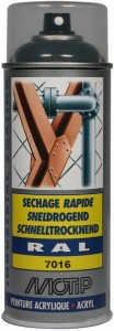 Lakier akrylowy w sprayu, RAL 7016 szary antracytowy 400 ml 07020