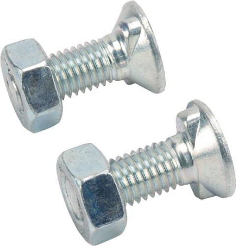 Zestaw śrub 2 szt. M10x20 mm podsadzenie owalne + nakrętki TB41010 - Intertraktor
