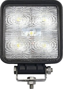 Lampa robocza LED, kwadratowa, 15W 900 lm 10/30V światło rozproszone 5 LED gopart LA15021