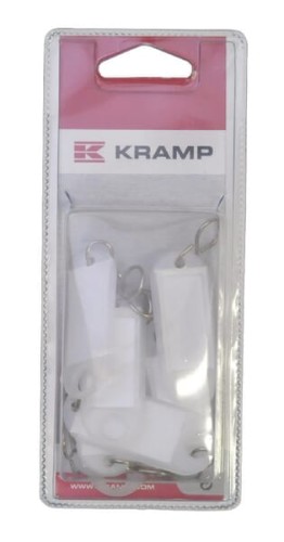 Brelok do kluczy + akcesoria Kramp Blister, przeźroczysty z etykietą KRHG1000TRP010 - Intertraktor