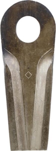 Nożyk kosiarki rotacyjnej lewy/prawy 132x50x4 mm owalny otwór 23.0x20.5 mm pasuje do Kongskilde JF/Stoll 25 szt. 13800013KR - Intertraktor