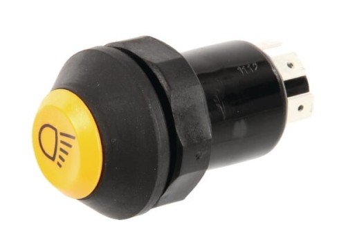 Przełącznik przyciskowy, lamp roboczych, okrągły, żółty 11110430PN - Intertraktor