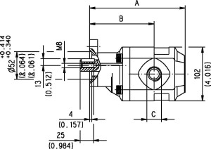 Pompa zębata FP20,40-B0-43-T0-LGE/GE-N FP2040B