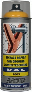 Lakier akrylowy w sprayu, RAL 1003 żółty sygnałowy 400 ml 07069