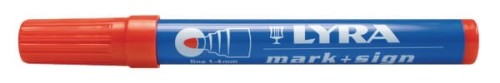 Marker permanentny Lyra, czerwony HG4020017 - Intertraktor