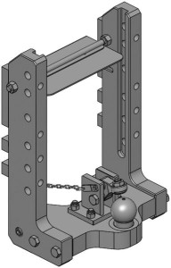 Korpus zaczepu K80 390mm S 32 00169811A17