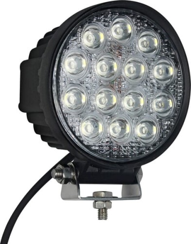 Lampa robocza LED, okrągła, 42W 3360 lm 10/30V światło skupione 14 LED gopart LA15027 - Intertraktor
