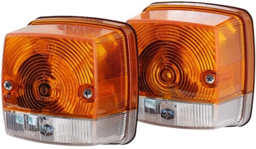 Lampa kierunkowskazu i postoju 21W kwadratowa, 12V przykręcana Hella 2BE003014251 - Intertraktor