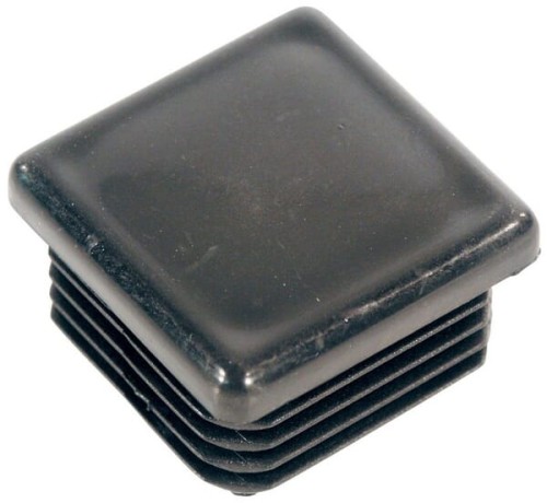 Nakładka kwadratowa żebrowana, 40 x 40 x 4 mm KS461299 - Intertraktor