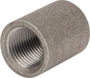 Kształtka rurowa nr 16 złączka spawana gwint wew./ gwint wew. czarna, 1/2" FG1612