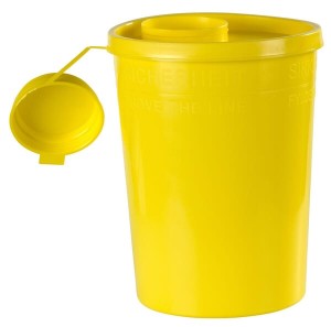 Pudełko na zużyte igły 2.5 l żółte KRU122545