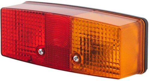 Lampa tylna zespolona, 12/24V prostokątna przykręcana, prawa Hella 2SE997111021 - Intertraktor