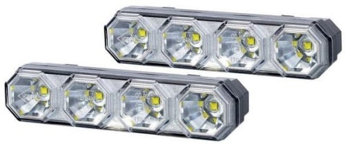 Lampy do jazdy dziennej LED, zestaw 12/24V LA80030 - Intertraktor