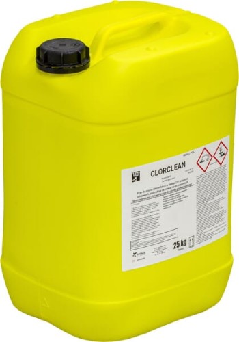 CLORCLEAN - Zasadowy środek do mycia i dezynfekcji do urządzeń udojowych, 25 kg CLORCLEAN25 - Intertraktor