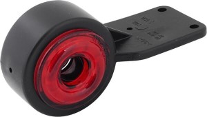Lampa obrysowa LED, okrągła, 12/24V pomarańczowa/czerwona, przykręcana Waś 1400300071