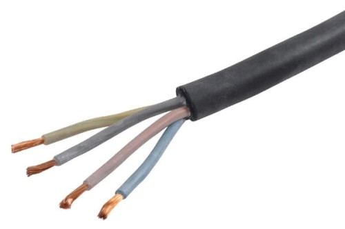 Przewód elektryczny wielożyłowy, neoprenowy H07RN-F 4x2.5mm² H07RNF425 - Intertraktor