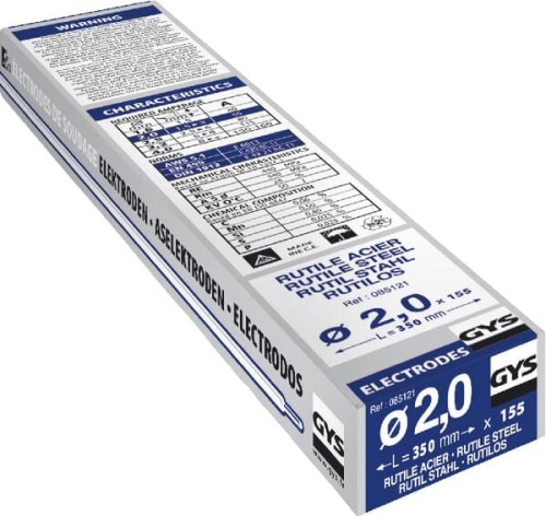 155 elektrod stal. GY38 Ø2mm 085121GYS - Intertraktor