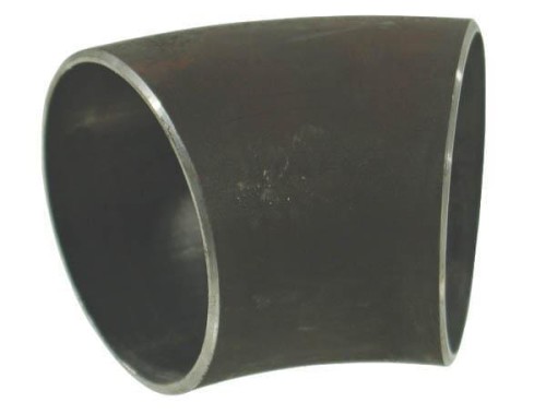 Kształtka rurowa nr 450 kolano do spawania 45° czarne, 6" 152, 4 x 3 mm FG4506N - Intertraktor
