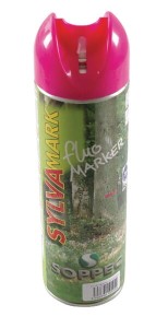 Spray znakujący do prac leśnych Fluo Marker Soppec, różowy PA131325