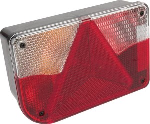 Lampa tylna zespolona 200x130mm, lewa 12V 102110110