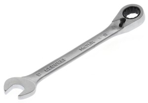 Klucz płasko-oczkowy z grzechotką, 13 mm, Gedore SL7UR13