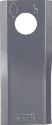 Nożyk kosiarki rotacyjnej lewy 107x45x4 mm otwór Ø 18.25 mm okrągły pasuje do Kuhn 25 szt. 55903210 - Intertraktor