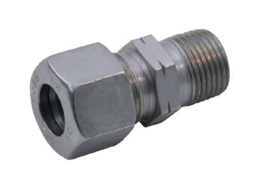 Przyłącze proste z nakrętką M18x1.5 12L 1/4 NPT GEV12L14NPT - Intertraktor