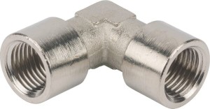 Złącze kolankowe nakrętno-nakrętne 1/4" EFF14