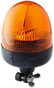 Lampa błyskowa halogenowa, obrotowa, 24V, pomarańczowa, na uchwyt, Ø 167 mm x 217 mm, Rota Compact Hella 2RL009506011