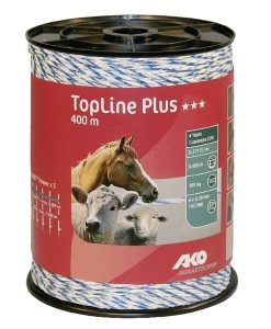 Plecionka TopLine Plus, biało/niebieska, 400 m AKO 4491559