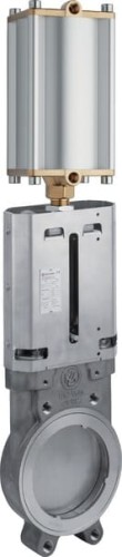 Zasuwy płytowe 6" st.nier. + Cylindry pneumatyczne 6012575 - Intertraktor