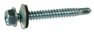 Wkręt samowiercący 6.3x50 mm, 10 mm 3/8" 6-kt. z łbem kołnierzowym, stal, DIN7504 Kramp 7504KNEO6350P100